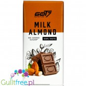 Got7 Almond Chocolate - czekolada z migdałami bez dodatku cukru