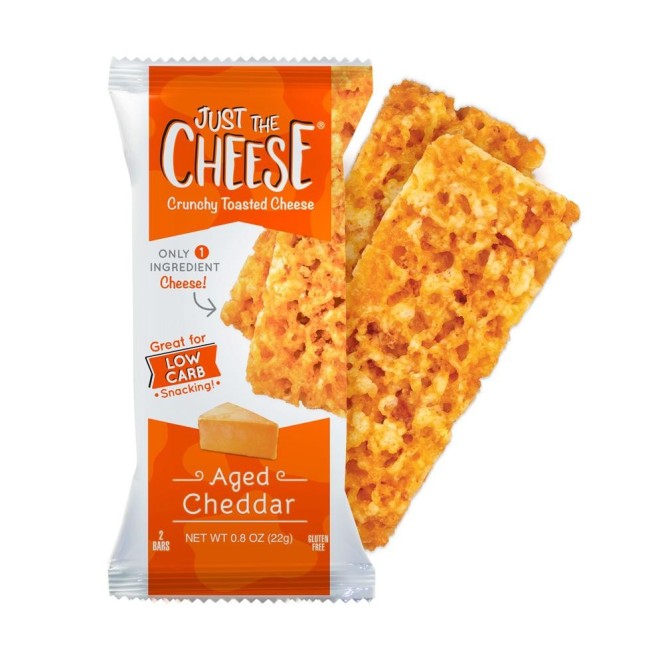 Specialty Cheese Just The Cheese Crunchy Baked Cheese Bars, Aged Cheddar