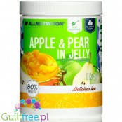 AllNutrition Apple & Pear in Jelly - frużelina jabłkowo-gruszkowa bez dodatku cukru z całymi owocami