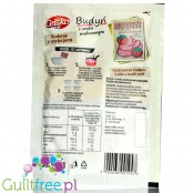 Celiko gluten free, sugar free raspberry pudding without sweeteners