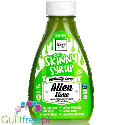 Skinny Food Alien Slime zero calorie syrup, Kiwi & Apple