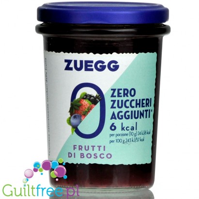 Zuegg Zero Frutti Bosco no added sugar forrest fruit jam