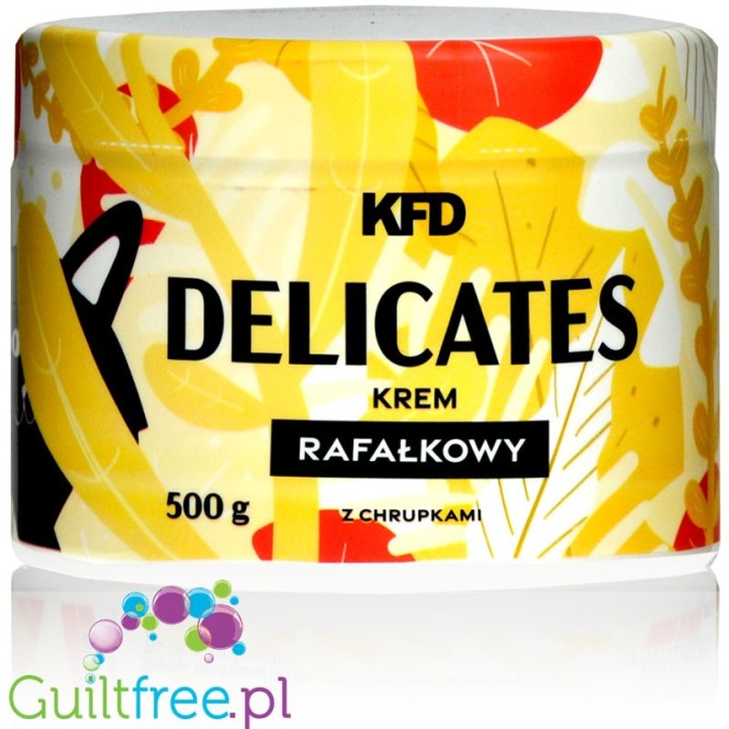 KFD Delicates Raffie White Chocolate & Coconut sugar free spread with rice crunchies