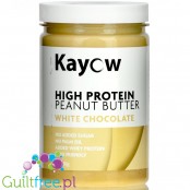 Kayow Protein Peanut Butter White Chocolate - proteinowe masło orzechowe z WPC & WPI