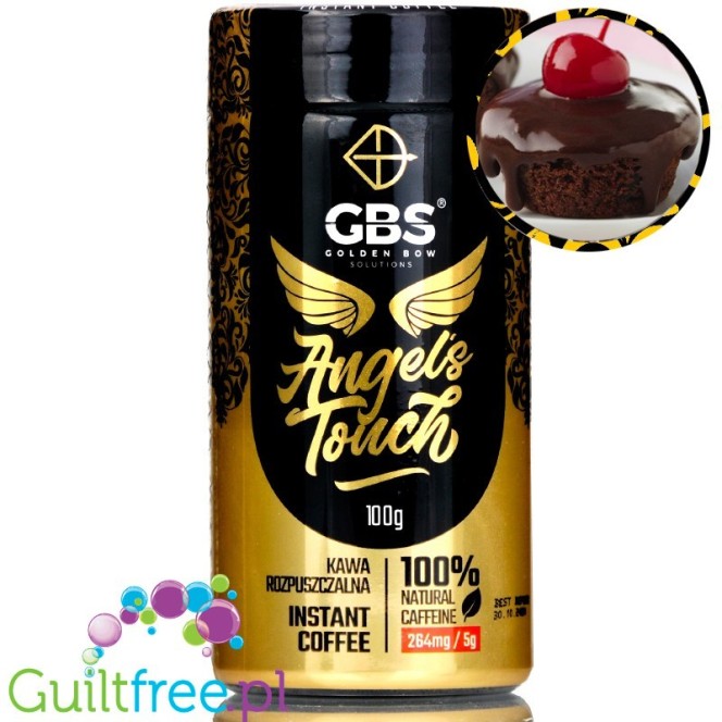 GBS Angel's Touch instant flavored coffee with caffeine boost, Hazelnut