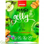 Prozis Veggie Gelly Agar-Agar D-Tox Apple-Ginger  - wegańska galaretka bez cukru i żelatyny, Jabłko & Imbir