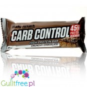 Carb Control Crunchy Chocolate - wielki sycący baton 45g białka