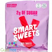 Smart Sweets Red Twists, Berry Punch 50g (1.8 oz)