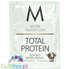 More Nutrition Total Protein Chocolate & Coconut Bar - thick casein protein for desserts, sachet 25g