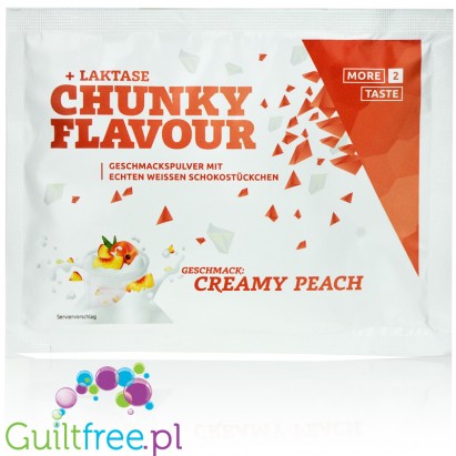 More Nutrition Chunky Flavor Creamy Peach, sachet 30g