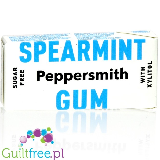 Peppersmith Spearmint sugar free chewing gum with xylitol