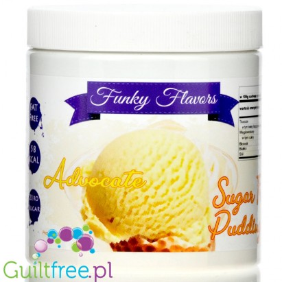 Funky Flavors Pudding Advocate - budyń ajerkoniakowy bez cukru 0,35KG