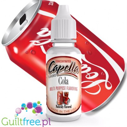 Capella Cola V2 - skoncentrowany aromat spożywczy bez cukru i bez tłuszczu