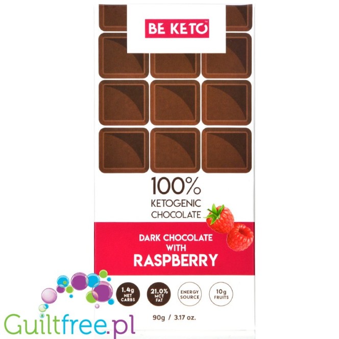 BeKeto™ keto chocolate with raspberries & MCT