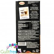 Valor sugar free dark chocolate 70%, with almonds sweetened with with stevia