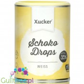 Xucker White Chocolate Drops - no added sugar, only with xylit, 35% cocoa butter