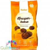 Xucker Knusperkekse - herbatniki owsiane bez cukru z kawałkami czekolady, bez maltitolu