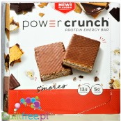 Power Crunch S'mores BOX x 12 - wafelek proteinowy z kremem
