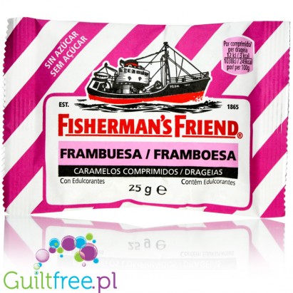 Fisherman's Friend Raspberry sugar free powder candies