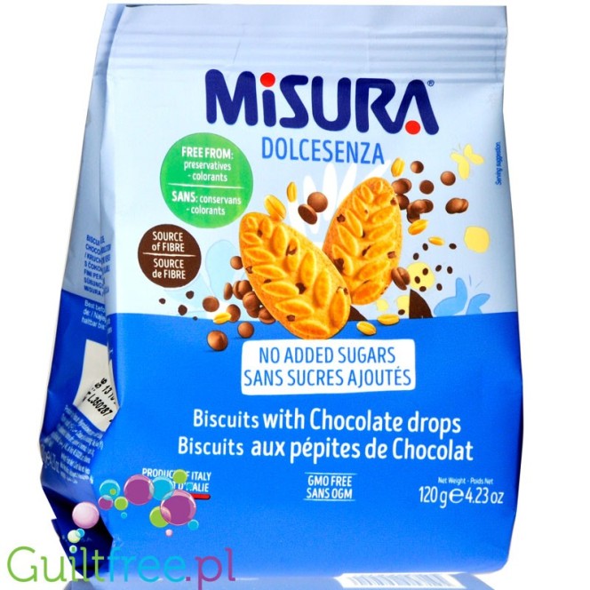 Misura Dolcesenza sugar free multi grain chocolate chip cookies