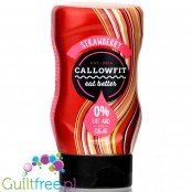 Callowfit Sauce Strawberry 300ml - fat free, low carb, no aded sugar sauce