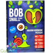Bob Snail Przekąska jabłkowo-borówkowa z owoców bez dodatku cukru Bob Snail, 60g