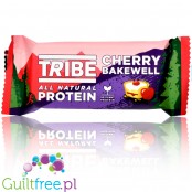 Tribe Vegan Protein Cherry Bakewell - wegański baton białkowy bez słodzików, Tarta Wiśniowa