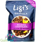 Lizi's Granola Belgian chocolate and cashew nuts - oatmeal with low glycemic load with Belgian chocolate and nuts