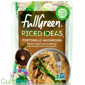 Full Green Riced Ideas Portobello Mushroom - kalafiorowe risotto z pieczarkami, danie 150kcal