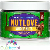 NutLove WholeNuts - orzechy laskowe w mlecznej, białej i ciemnej czekoladzie bez dodatku cukru