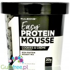 RuleOne R1 Easy Protein Mousse Cookies & Creame, high protein dessert mix, 20g protein
