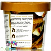 RuleOne R1 Easy Protein Mousse Campfire S'mores, high protein dessert mix, 20g protein