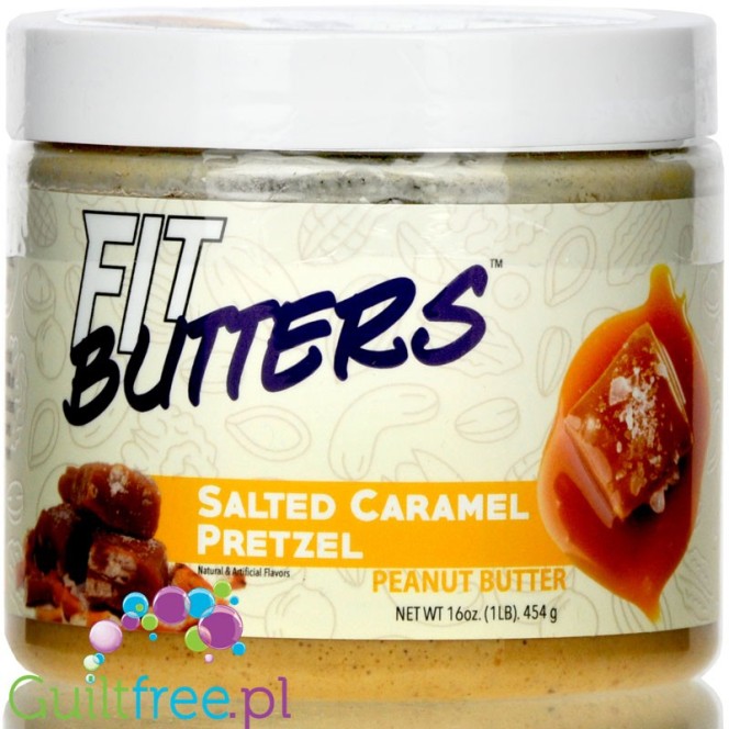 Fit Butters Salted Caramel Pretzel Peanut Butter 454g