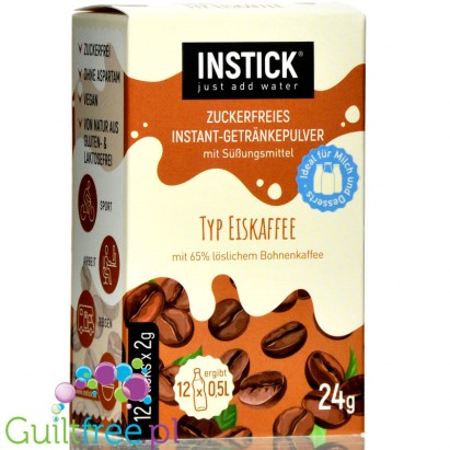 INSTICK Iced Coffee 12 x 0,5L sugar free instant drink