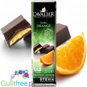 Cavalier Stevia Dark Chocolate Orange - ciemna czekoladka bez dodatku cukru z nadzieniem pomarańczowym