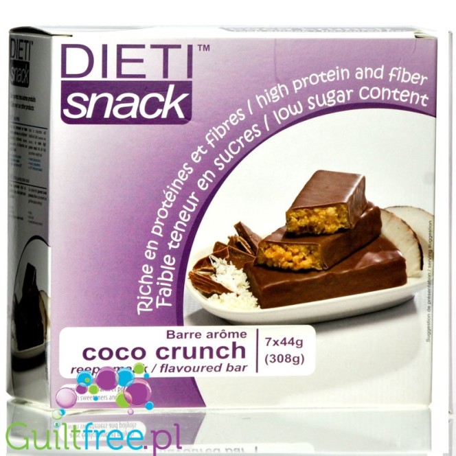 Dieti Meal Snack high protein bar Coconut Crunch