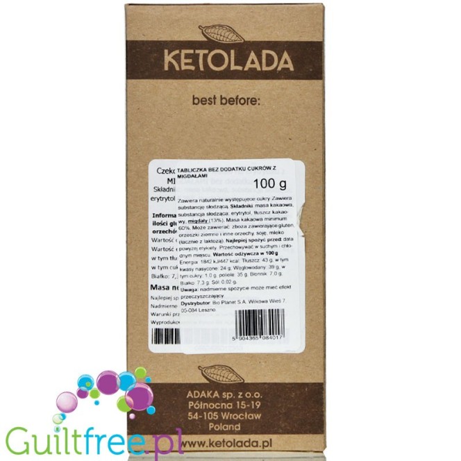 Ketolada with almonds