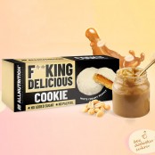 Fitking Delicious Cookie White Creamy Peanut – ciasteczka w białej polewie z kremem orzechowym, bez dodatku cukru