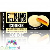 Fitking Delicious Cookie White Creamy Peanut - cookies in a white coating with nut cream, no added sugar