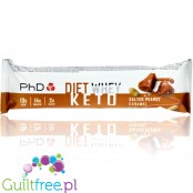 PhD Diet Whey Keto Bar Salted Peanut Caramel