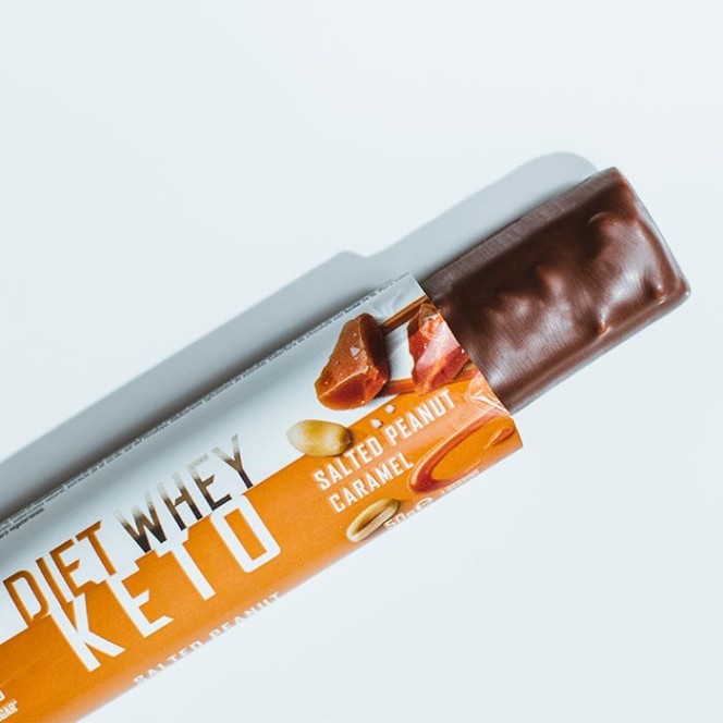PhD Diet Whey Keto Bar Salted Peanut Caramel - ketogeniczny baton
