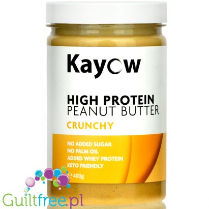 Kayow Protein Peanut Butter Crunchy with WPI & WPC, no added sugar