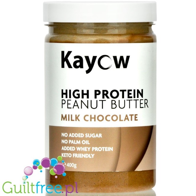 Kayow Protein Peanut Butter Milk Chocolate with WPI & WPC, no added sugar