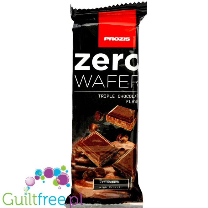 Zero Wafer 40 g - Low Sugar - Protein Wafer   Triple Chocolate 