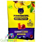Powerbärs High Protein Bears - proteinowe żelki-misie z witaminą C, 30% białka Jagoda & Cytryna