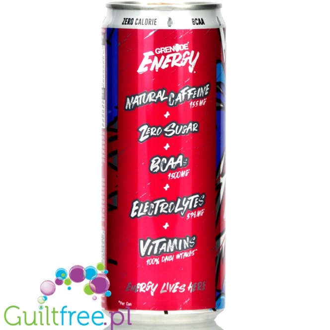 Grenade Energy  Berried Alive zero calorie & sugar free energy drink