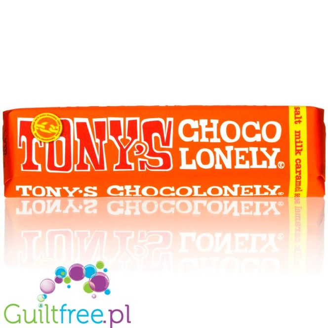 Tony's Chocolonely Fairtrade Milk Chocolate Caramel Sea Salt 180g