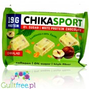 ChikaLab ChikaSport biała czekolada z orzechami laskowymi i chipsami
