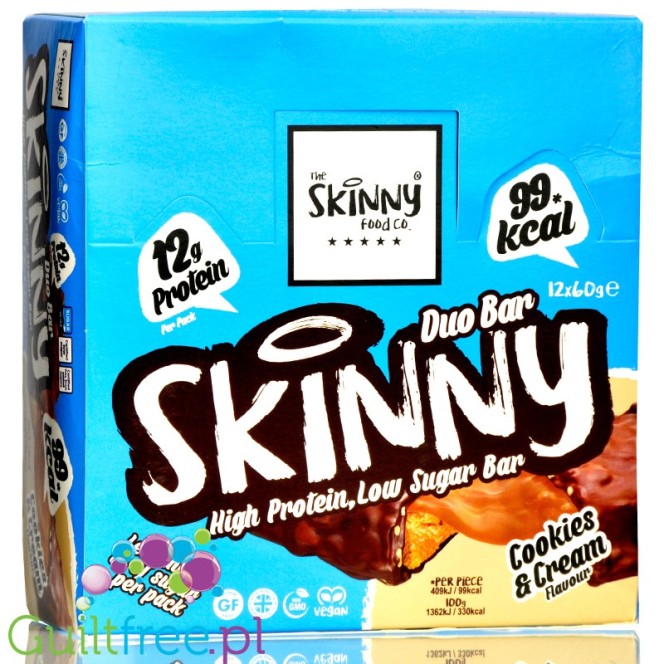 Skinny Food Duo Bar Cookies & Cream