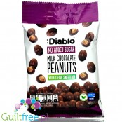 Diablo Milk Chocolate Peanut - nuts in chocolate without added sugar with stevia